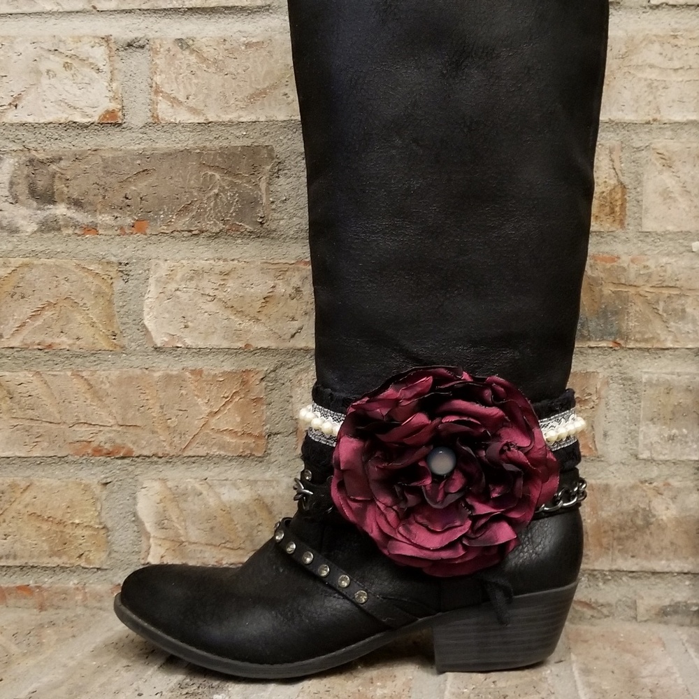 Handcrafted Shabby Chic Boot Bracelet